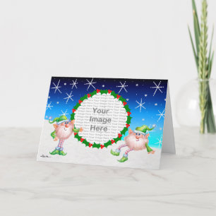 We're Surrounded By Flakes! Feiertagskarte