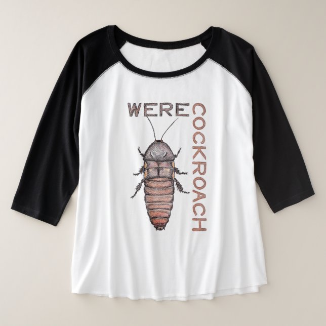 Werecockroach Plus Size T - Shirt (Design vorne)