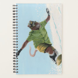 Wererat Snowboarder Fantasy Art Planner Planer