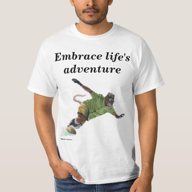 Wererat Snowboarder Sport Fantasy Art Shirts (Vorderseite)