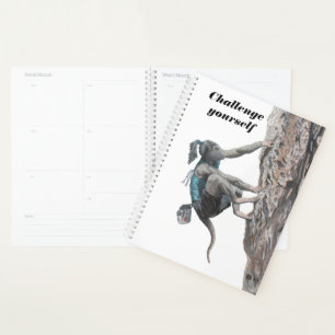 Wererat Woman Rock Climbing Challenge Planer