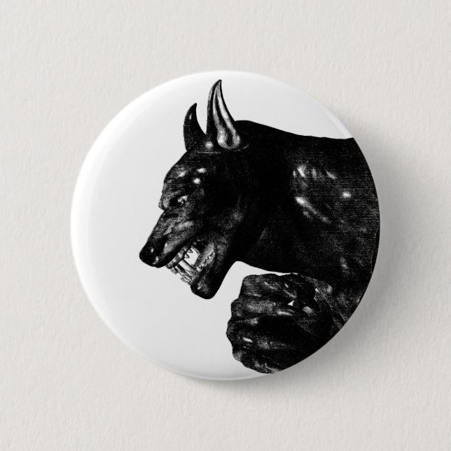 Werewolf-Abzeichen Button (Vorderseite)