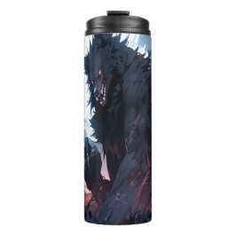 Werewolf Anime style artwork Tumbler Thermosbecher