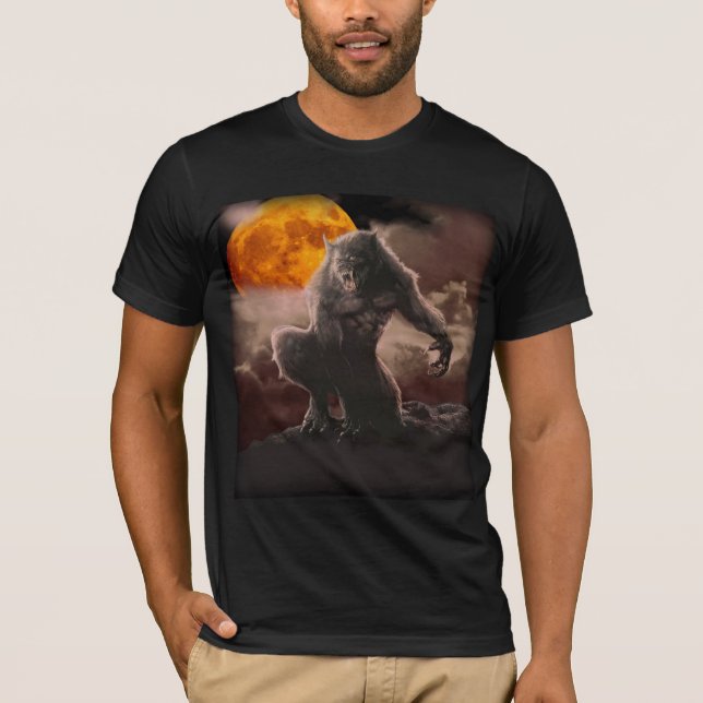 Werewolf-Blut-Mond T-Shirt (Vorderseite)