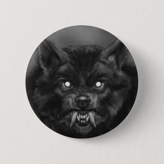 Werewolf-Button/Knopf Button (Vorderseite)
