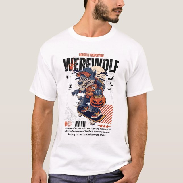 Werewolf Camiseta T-Shirt (Vorderseite)