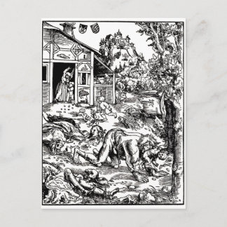 werewolf-clipart-8 postkarte