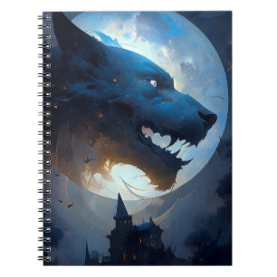 Werewolf Dark Fantasy Horror Notizblock