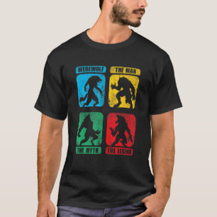 Werewolf der Mann der Mythos der Legende 4 Box Des T-Shirt