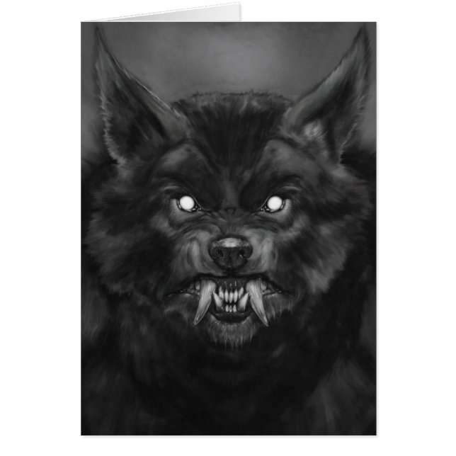 Werewolf face Card (Vorne)