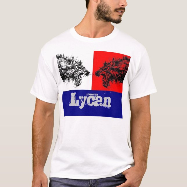 Werewolf-Flagge Lycan Clan T-Shirt (Vorderseite)