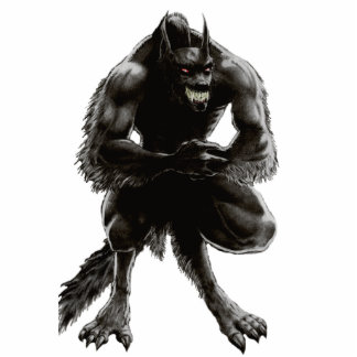 Werewolf-Foto-Skulptur Fotoskulptur Magnet