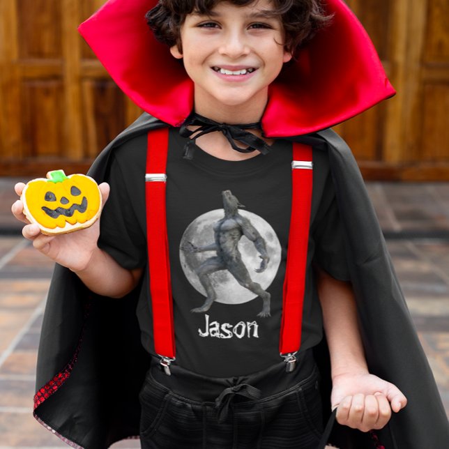 Werewolf Full Moon Personalisiert T-Shirt (Von Creator hochgeladen)