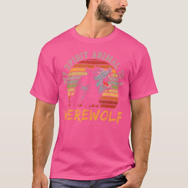 Werewolf Full Moon Werewolf T-Shirt (Vorderseite)
