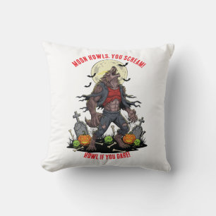 🐺 Werewolf Halloween-Klolow 🎃 Kissen