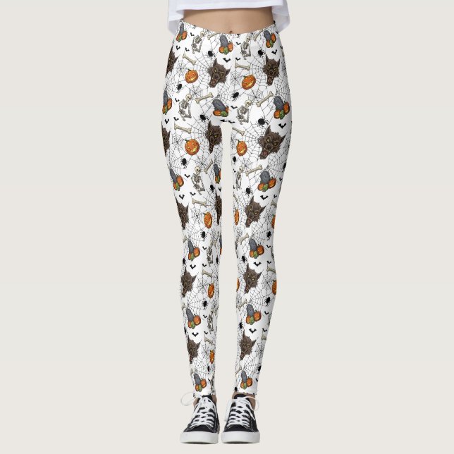 🐺 Werewolf Halloween Leggings 🎃 💀 (Vorderseite)
