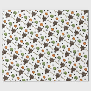 🐺 Werewolf Halloween Wrapping Paper 🎃 💀 Geschenkpapier