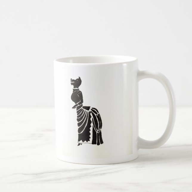 Werewolf in einem extravaganten Kleid Kaffeetasse (Rechts)