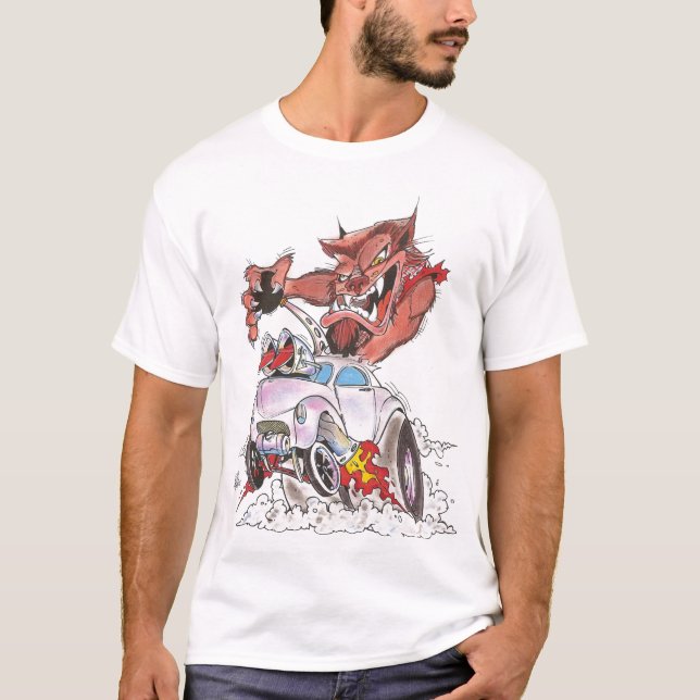Werewolf in einem Willys T-Shirt (Vorderseite)