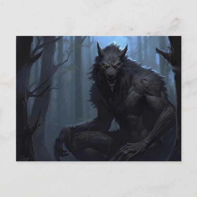 Werewolf Lycan Postkarte (Vorderseite)