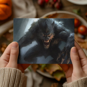 Werewolf Lycan Postkarte