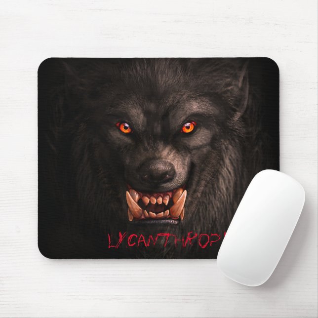 Werewolf (Lycanthropy) Mousepad (Mit Mouse)