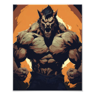 Werewolf Monster Fotodruck