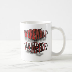 WEREWOLF ODER VAMPIR KAFFEETASSE