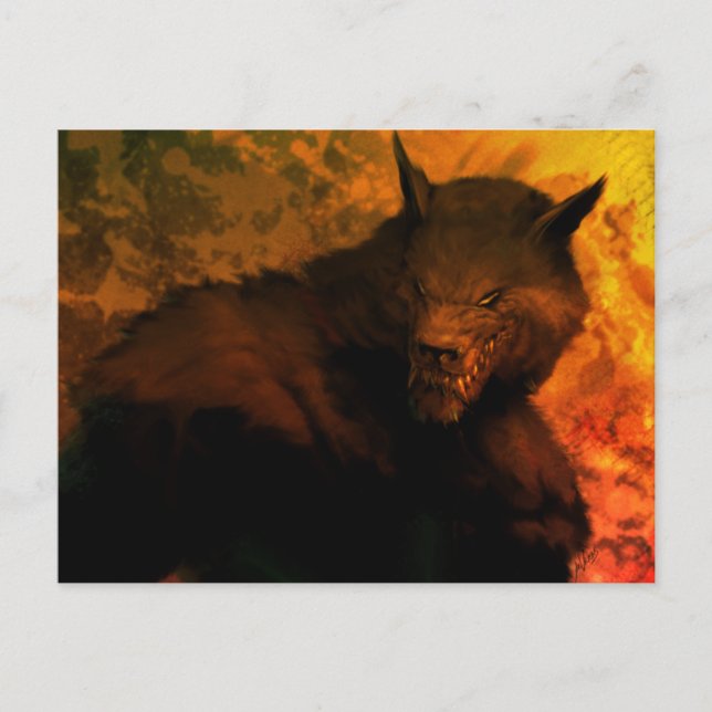 Werewolf Postkarte (Vorderseite)