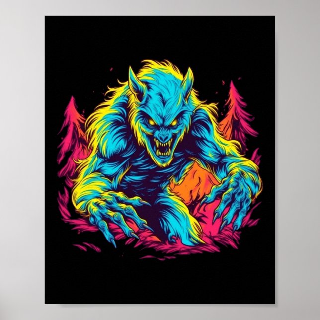 Werewolf Pranks - Lunar Mischief zu Halloween Poster (Vorne)