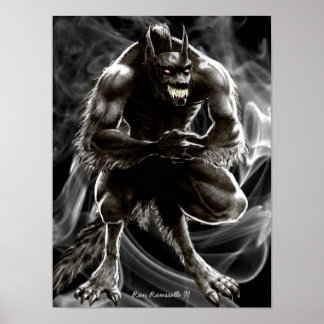 Werewolf Print Poster
