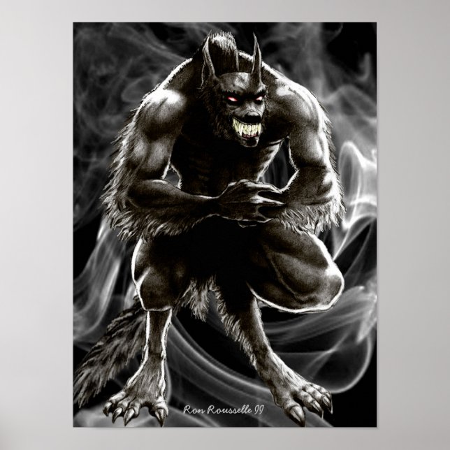 Werewolf Print Poster (Vorne)