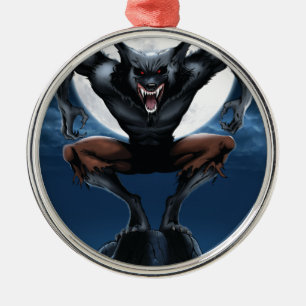Werewolf Silbernes Ornament