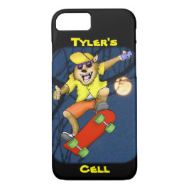 Werewolf Skateboarder Handy Case