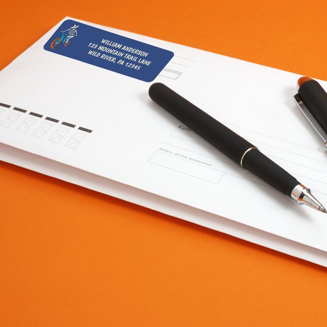 Werewolf Skeleton on BMX Bike Return Address (Von Creator hochgeladen)