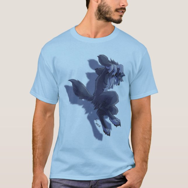 Werewolf springen T-Shirt (Vorderseite)