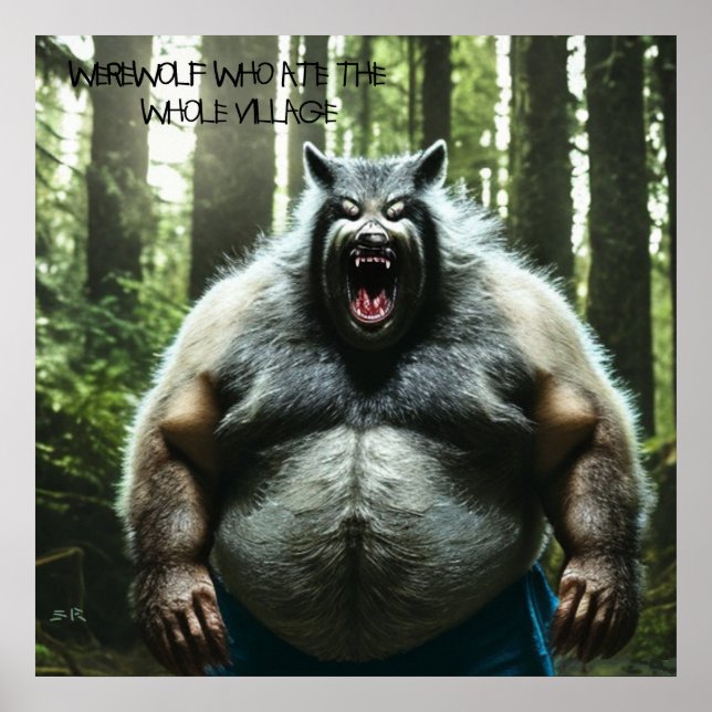 Werewolf Who Ate The Whole Village Value Poster (Vorne)