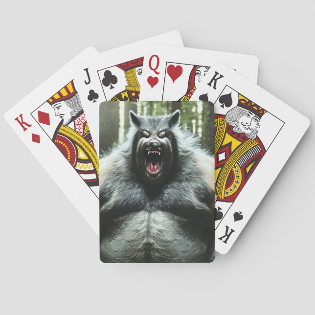 Werewolf Who Ate Whole Village Poker spielen Karte Spielkarten (Rückseite)