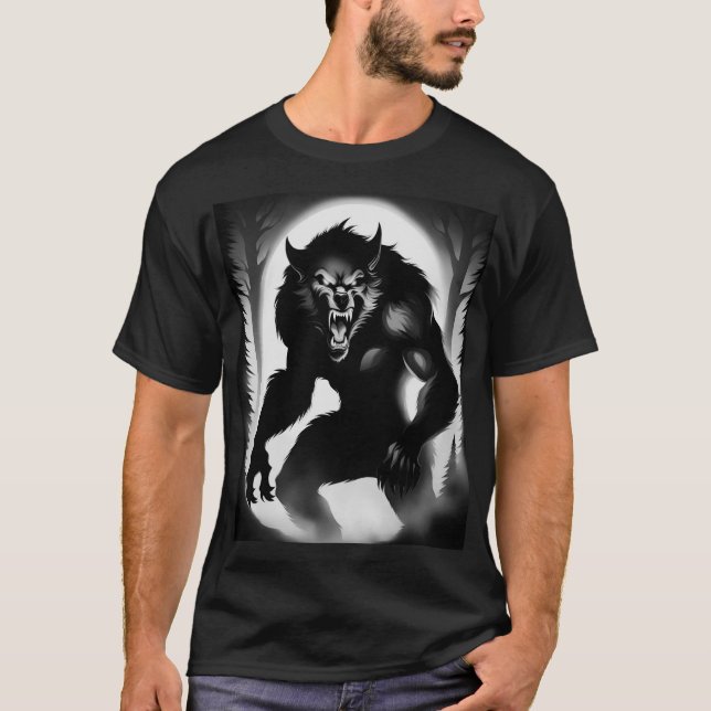 Werewolf Woods Gothic T-Shirt (Vorderseite)