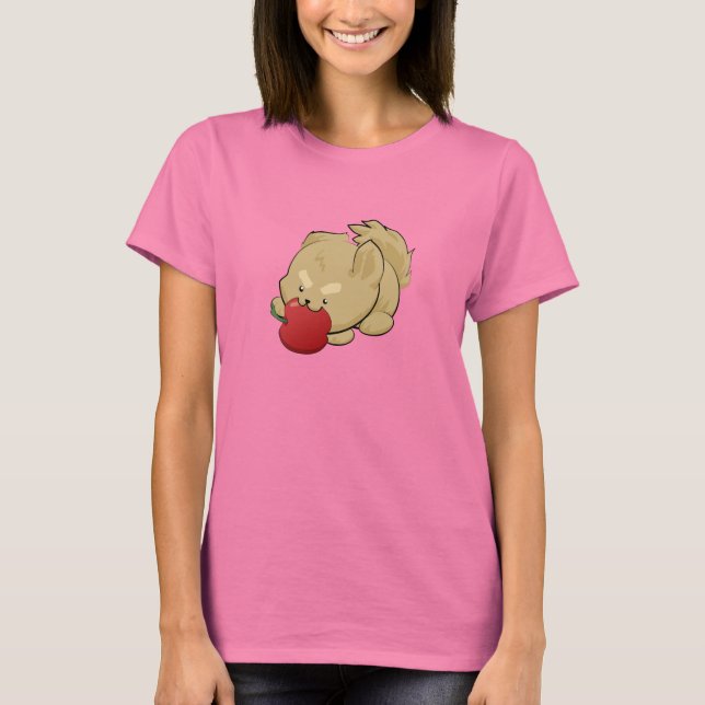 Werewolves isst Äpfel T-Shirt (Vorderseite)