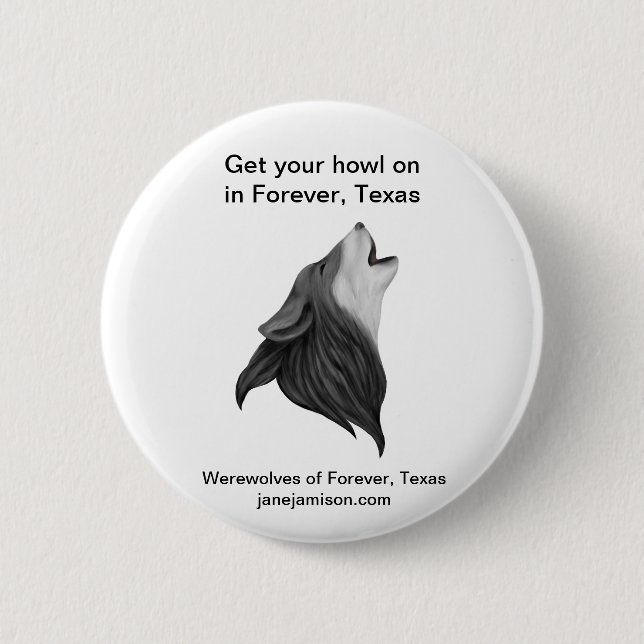 Werewolves von Forever, Texas-Knopf Button (Vorderseite)