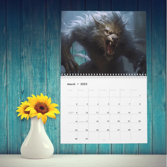 Werewolves Wolf Lycan Animal Kalender (Von Creator hochgeladen)