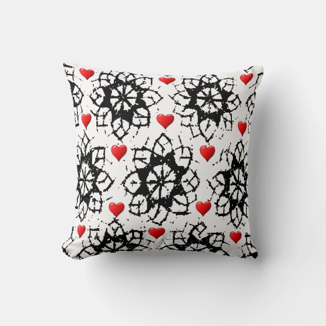 werfen Kissendecore Valentinherzen Kissen (Vorderseite)