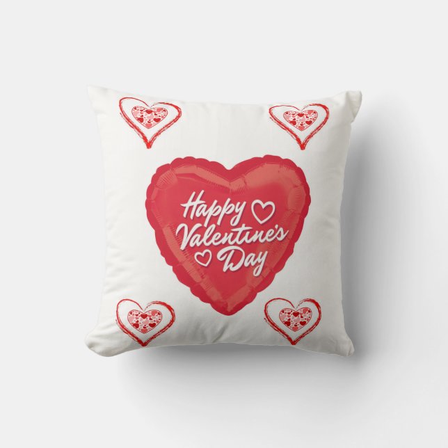 werfen Kissendecore Valentinherzen Kissen (Vorderseite)