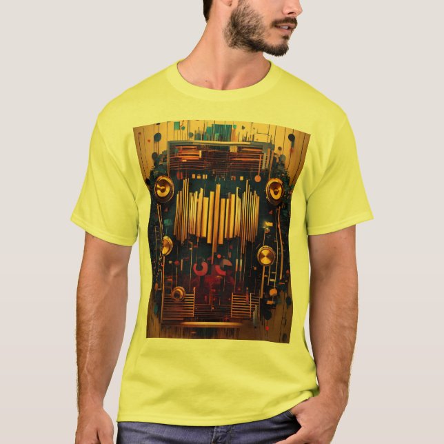 "Werfen Sie die Bassline: DJ Vibe: Entfesseln Sie  T-Shirt (Vorderseite)