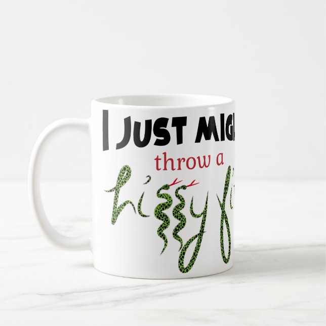 Werfen Sie eine klassische Tasse von Hissy Fit, 11 (Links)