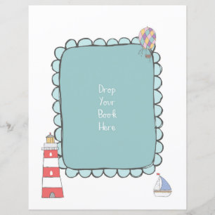 Werfen Sie Ihr Buch Sign Adventure Baby Shower