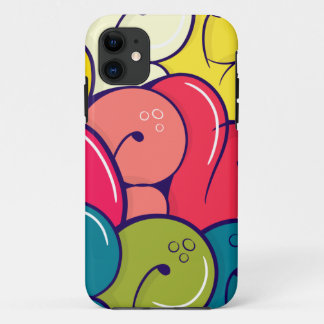 Werfen Sie oben Buchstaben iPhone 11 Hülle