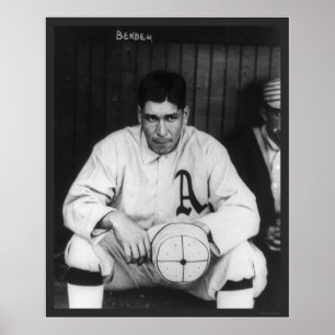 Werfer-Bieger-Leichtathletik-Baseball 1910 Poster