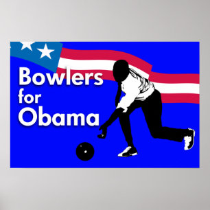 Werfer für Obama-Plakat Poster